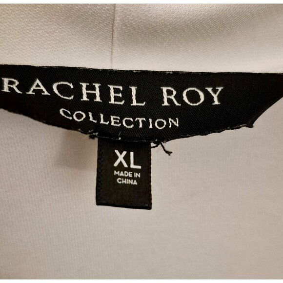 Rachel Roy Twist Front Feminine Sleeveless Cream Blouse Size XL EUC - Picture 6 of 7